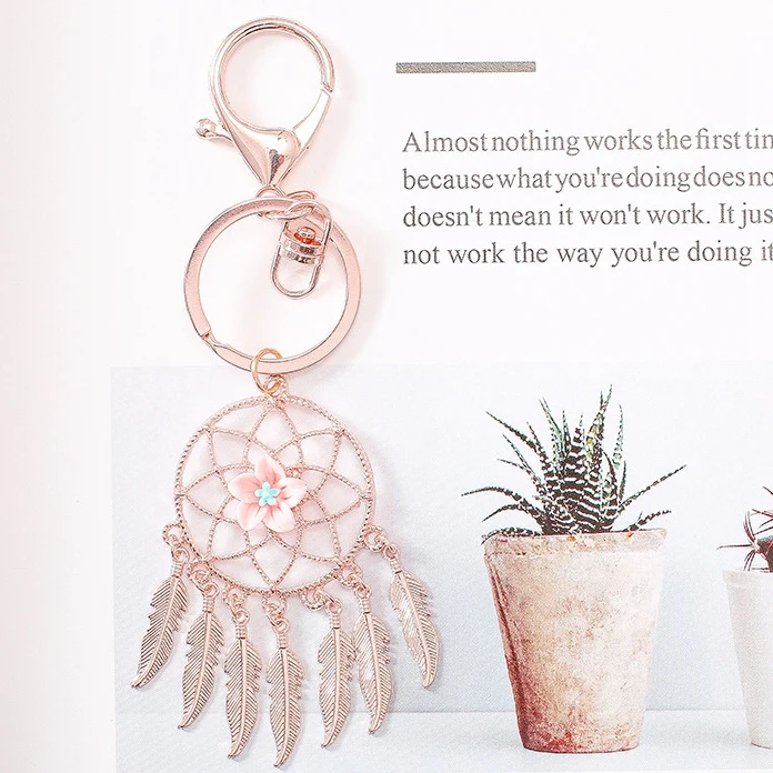 

2 Pack Metal Keychain Dreamcatcher Keychain Bag Decorations