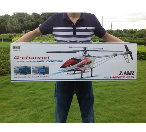 WLtoys V913 2 4G 4ch одиночный пропеллер 70 см rc вертолет Встроенный гироскоп игрушки r/c