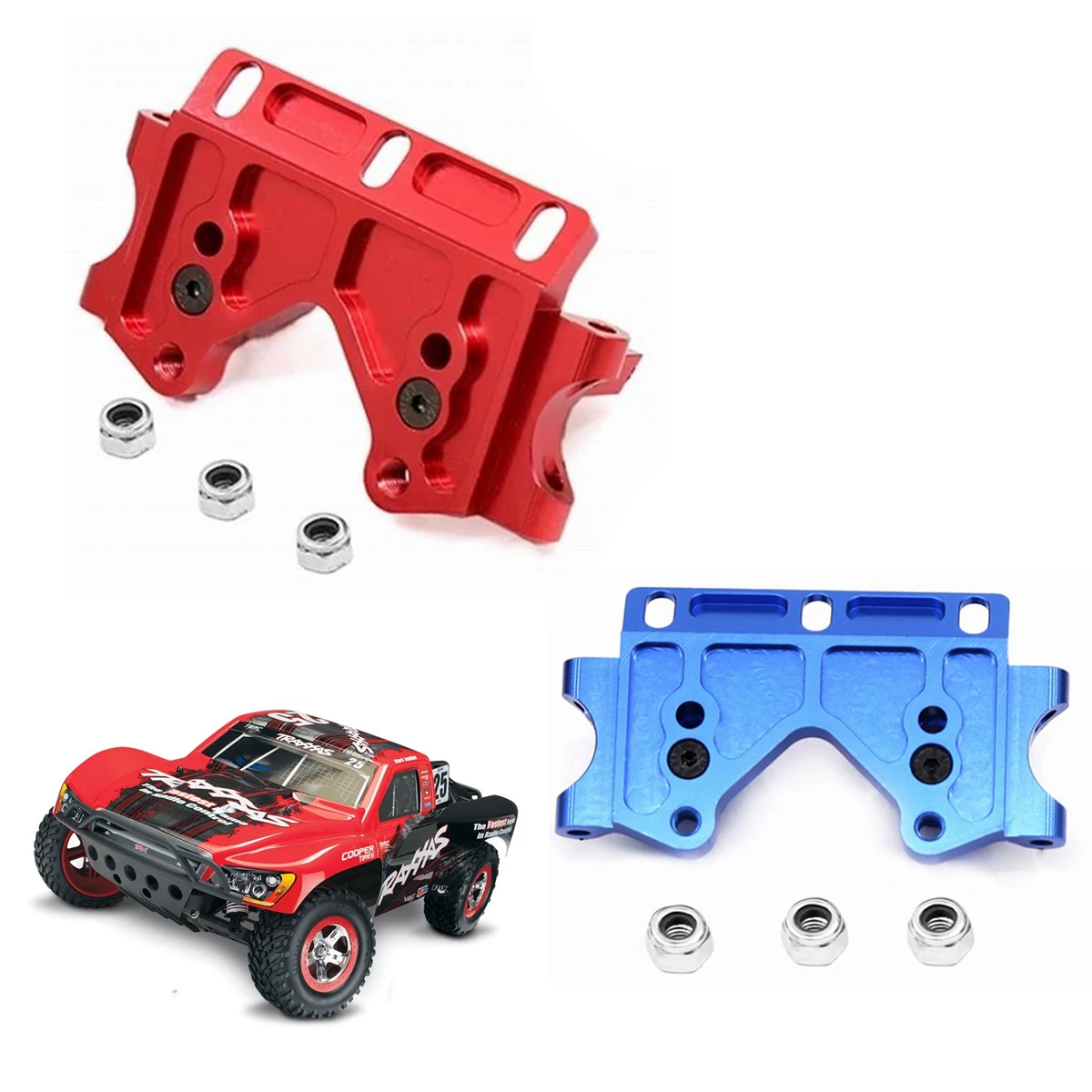 

Кронштейн переднего рычага переборки из алюминиевого сплава № 2530 для радиоуправляемых автозапчастей 1/10 Traxxas Slash 2WD Bandit Nitro Rustler Stampede VXL, 1 шт.