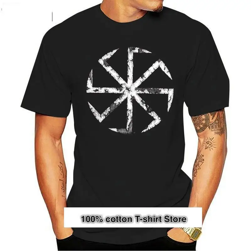 

Camiseta Funy para hombre, ropa con estampado eslavo Power, Kolovrat, Little Sun