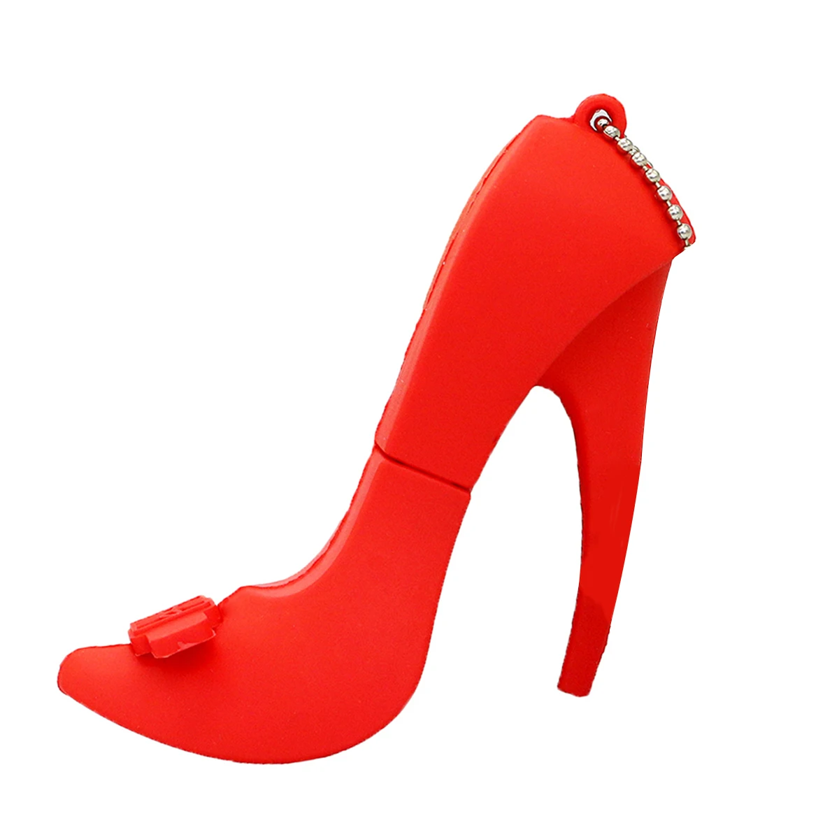 Модные женские красные туфли на высоком каблуке с флешкой флеш накопитель USB 8 ГБ