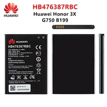 100% Orginal Huawei HB476387RBC 3000mAh Battery For HUAWEI Honor 3X G750 B199 Mobile Phone