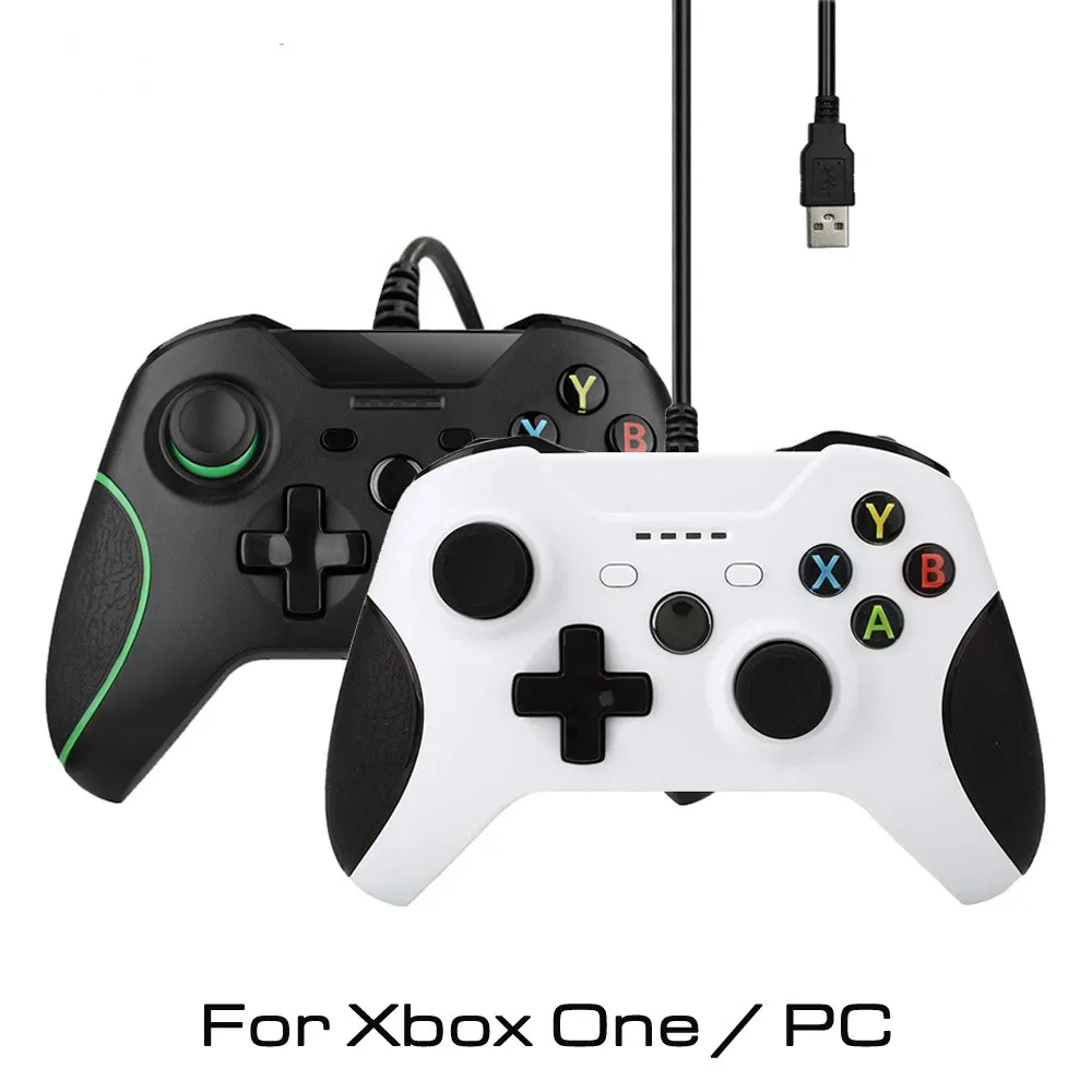 USB проводные Игровые приставки для Xbox One контроллеры геймпады тонкий контроллер