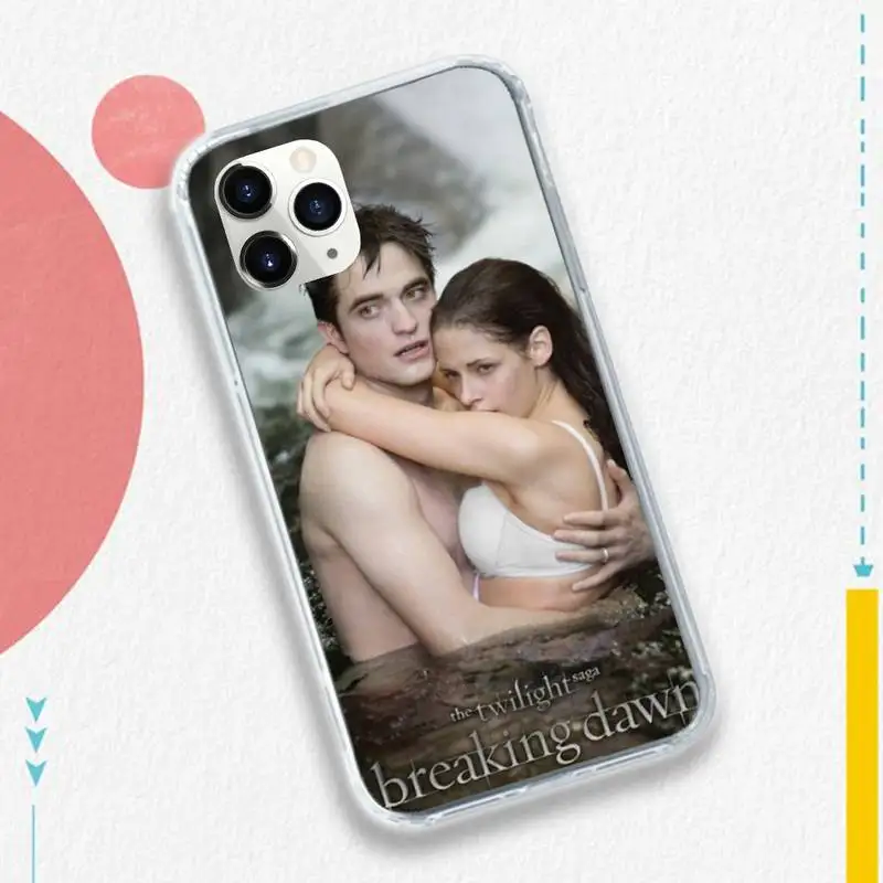 

TV Twilight Isabella Edward Cullen Phone Case for iPhone 11 12 pro XS MAX 8 7 6 6S Plus X 5S SE 2020 XR