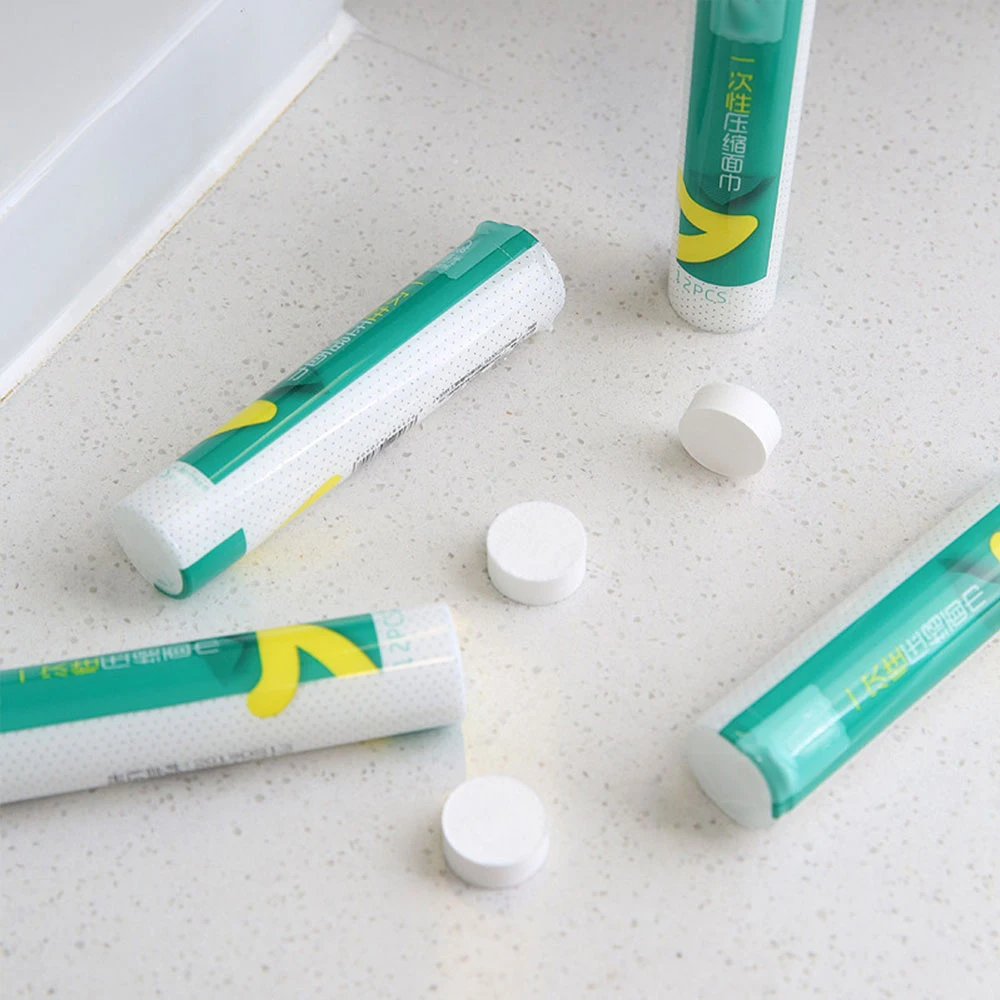 Практичные сжатые полотенца 12 шт./компл. одноразовая Бытовая дорожная компактная