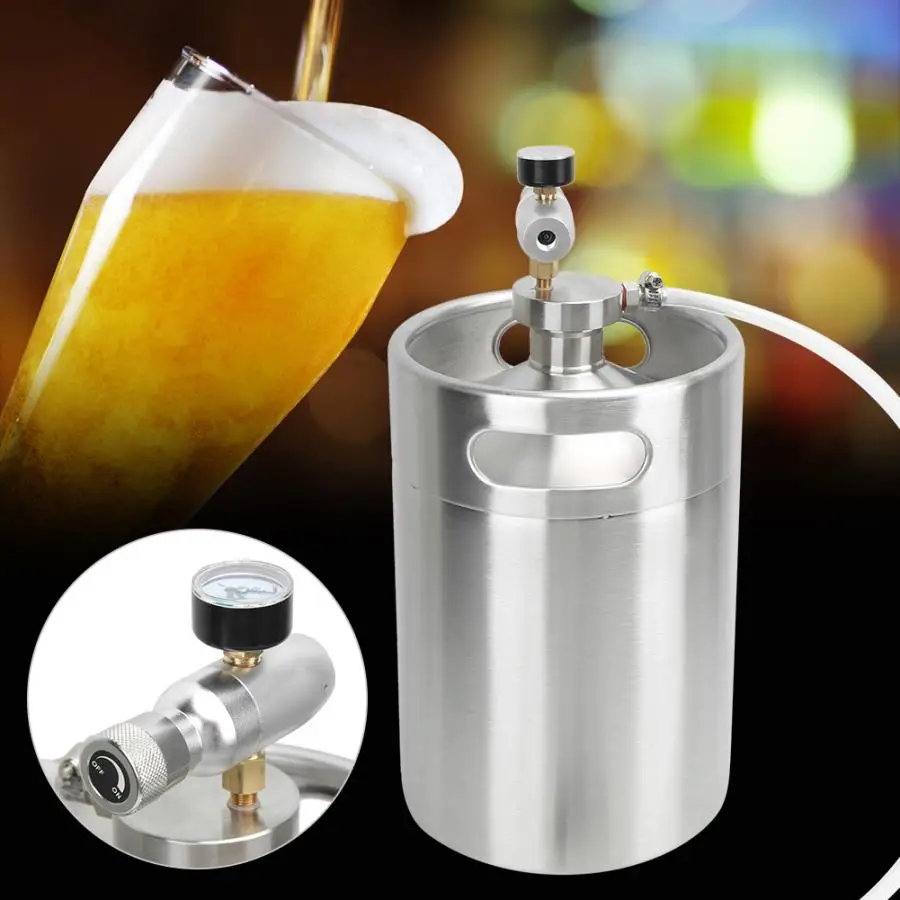 5L 304 нержавеющая сталь пивная бутылка инструменты для домашнего пивоварения