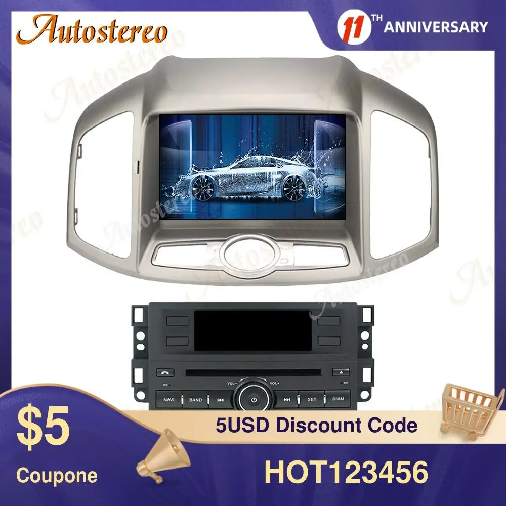 Android 10 0 4 Гб + 64 автомобильное радио GPS навигация для CHEVROLET CAPTIVA 2012 Авто Стерео