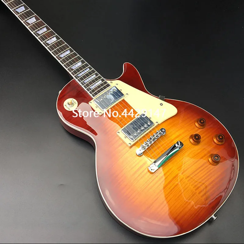 2020 Высококачественная электрическая гитара корпус из твердого красного дерева с