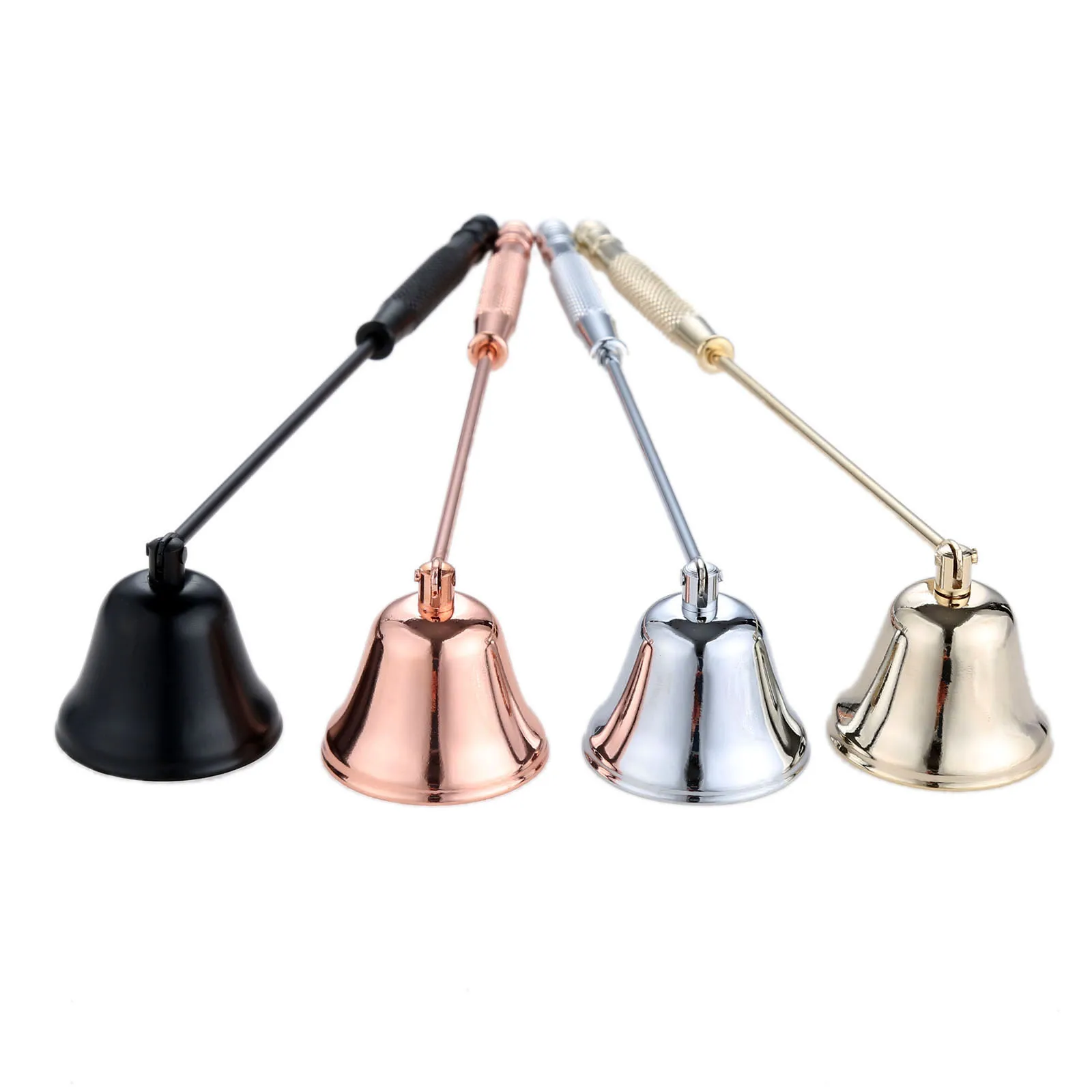 

1PC Bell Shaped Candle Snuffer Wedding Candle Fire Extinguisher Stainless Steel Candles Wick Trimmer Oil Lamp Scissor Cutter
