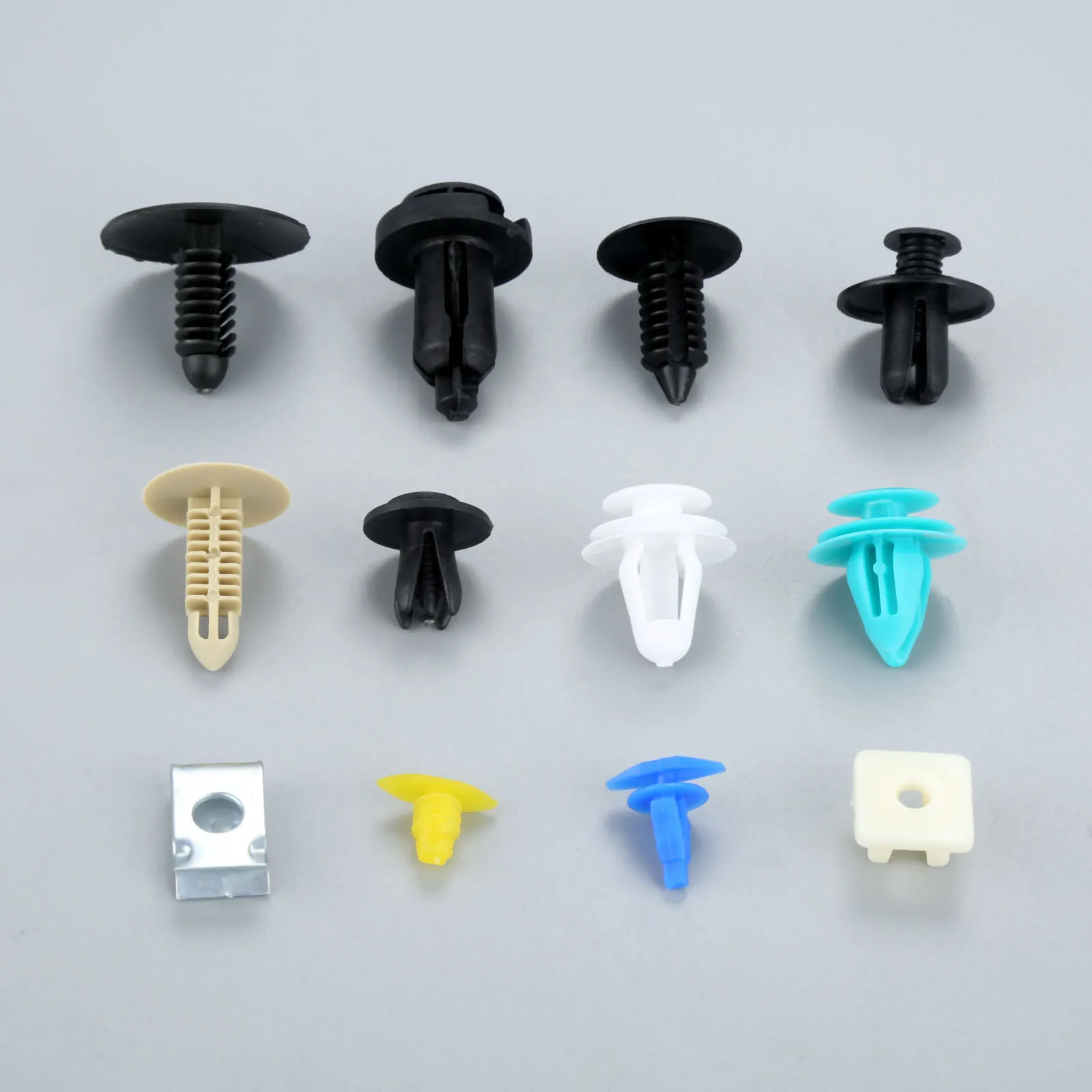 100 шт. 12 видов разнообразных автомобильных крепежных элементов для дверной