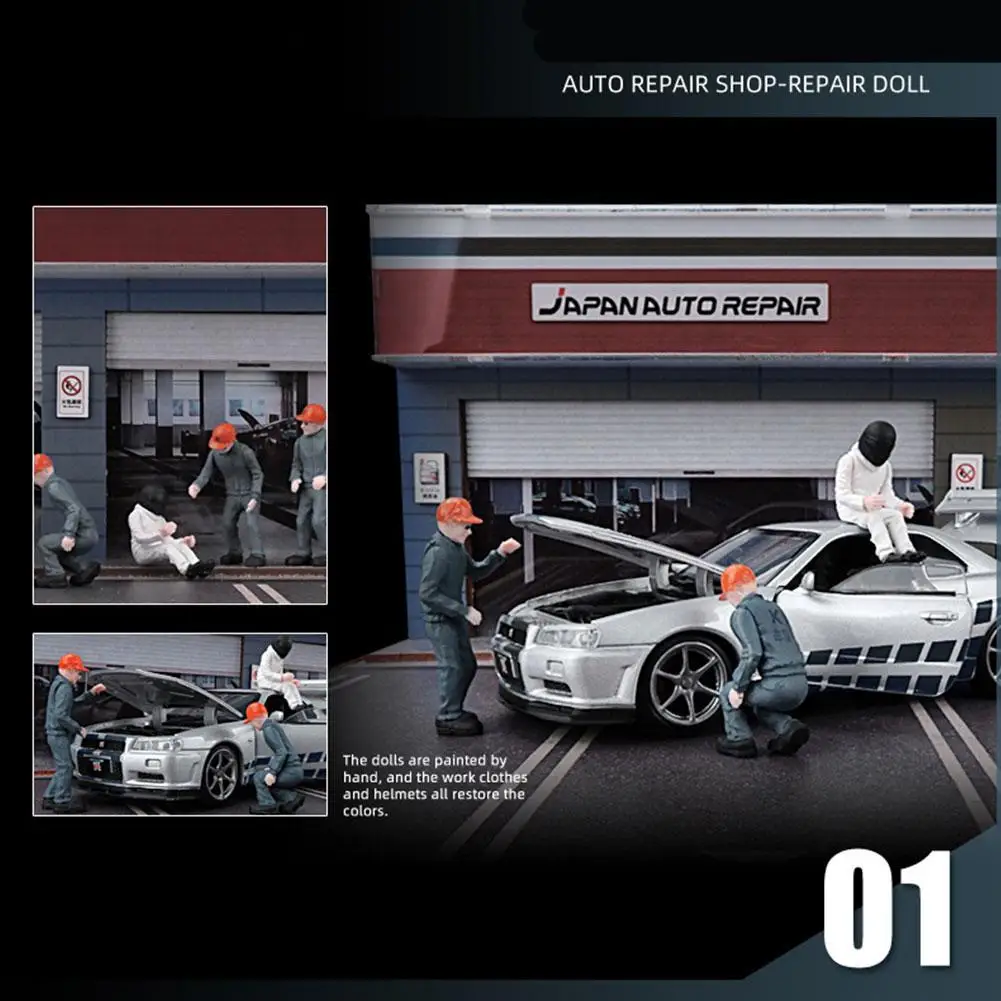 

1/32 Figure Miniature Maintenance Worker Model Street Layout Model Train Scenes Children Toy Home Decoration Hot Sale