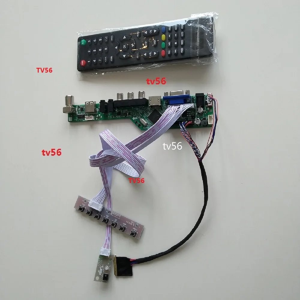 

Для LTN156AT09 15,6 "плата контроллера ЖК VGA 1366X768 40pin DVI экранная панель Цифровой singel светодиодный DIY комплект дисплея