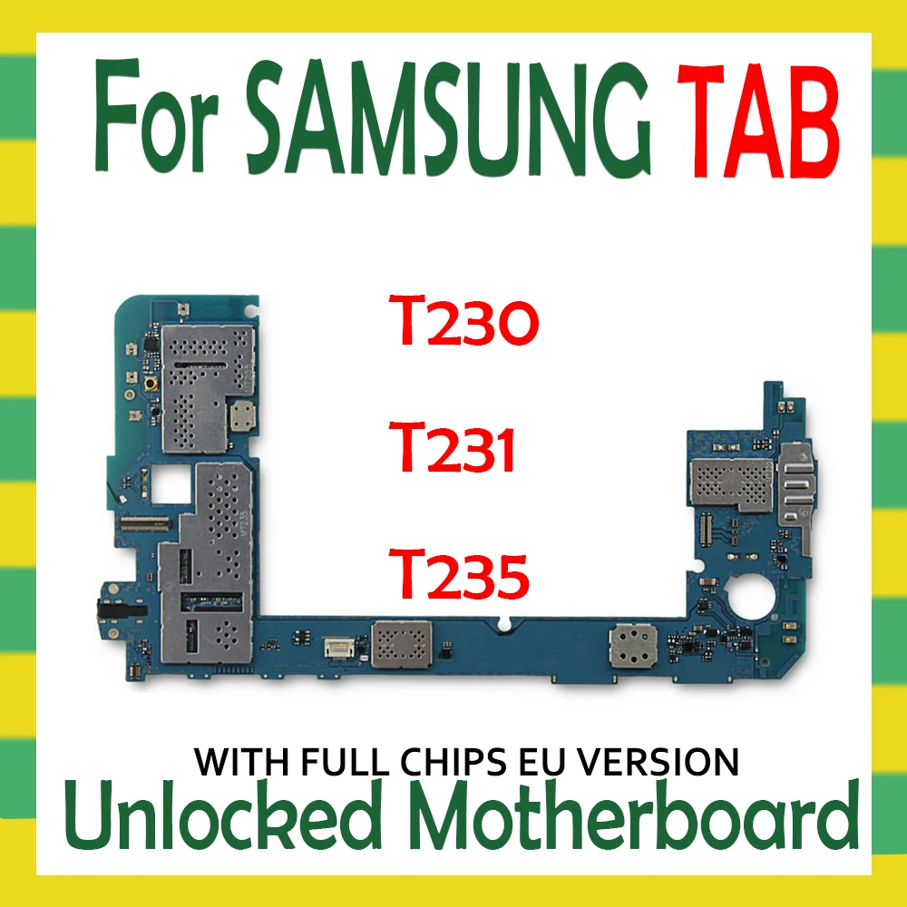 Бесплатная доставка оригинальная материнская плата для Samsung Galaxy Tab 4 T230 T231 T235 с