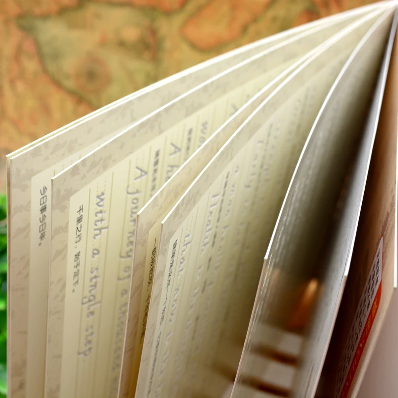 

3D Reusable Groove Italian Italic English Letter Alphabet Calligraphy Handwriting Copybook Auto Fades Practice Book For Children