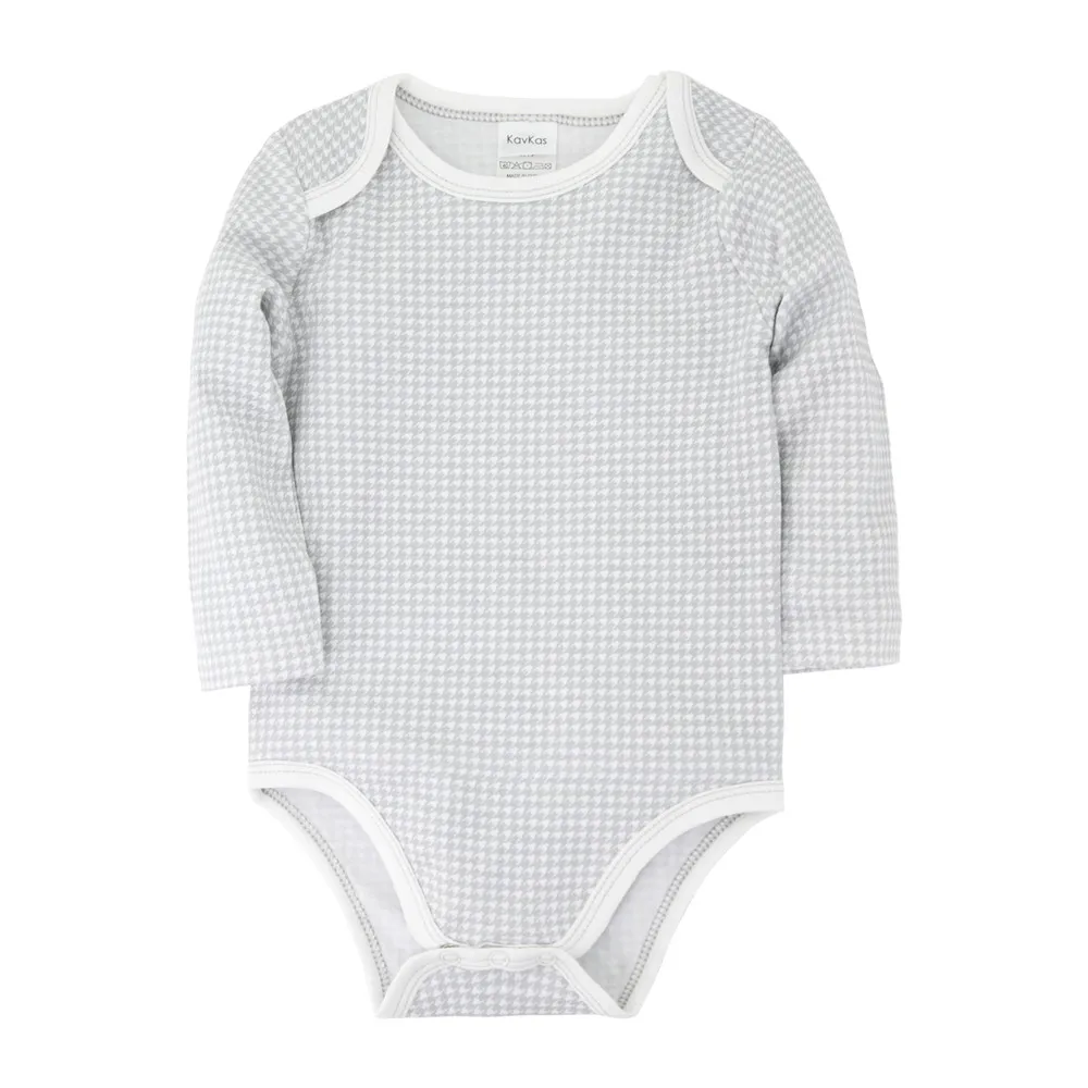 Боди для новорожденных мальчиков и девочек черно-белые полосатые боди с длинными