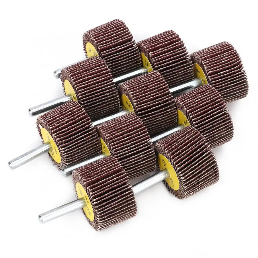 10 шт. шлифовальный круг шлифовальная наждачная бумага лоскут диск с 6 мм