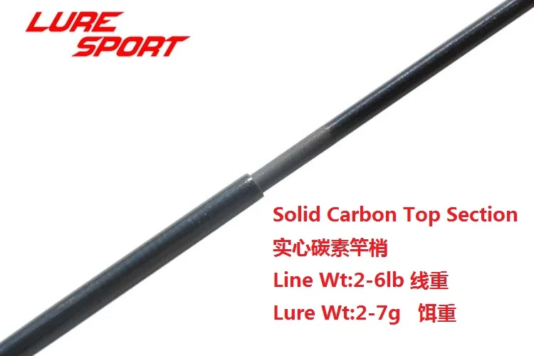 LureSport 2 комплекта 1,68 м 1,8 м UL 2 секции удочки Пустые твердые Углеродные наконечники пустые стержни строительный компонент ремонт полюса DIY