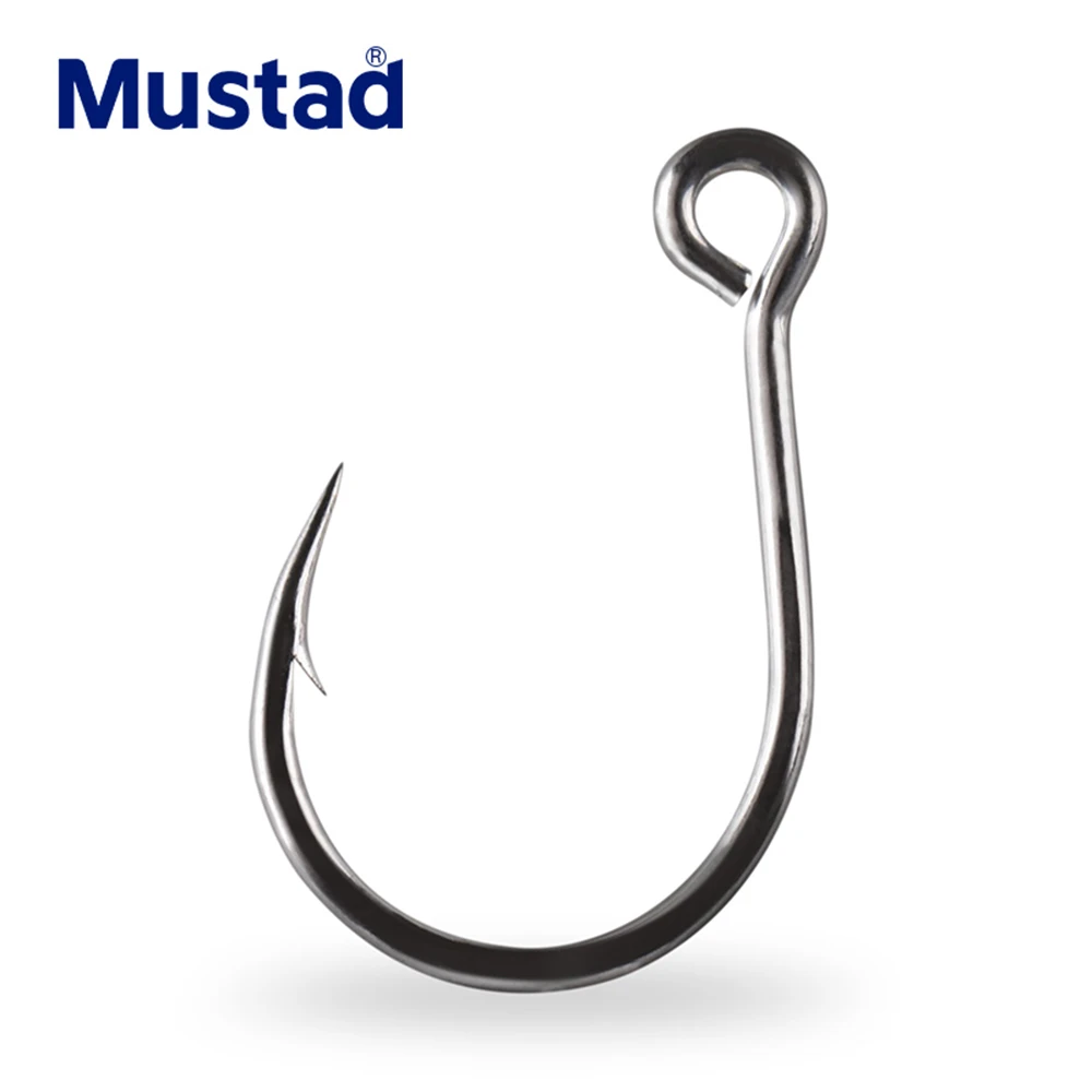 Рыболовные крючки Mustad 10121 #3/0-#8/0 φ 2 94-мм с большим глазом из высокоуглеродистой