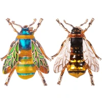 insect bumble bee brooch for women kids girls bee jewelry sweet color yellow green enamel brooches jewelry bumble bee