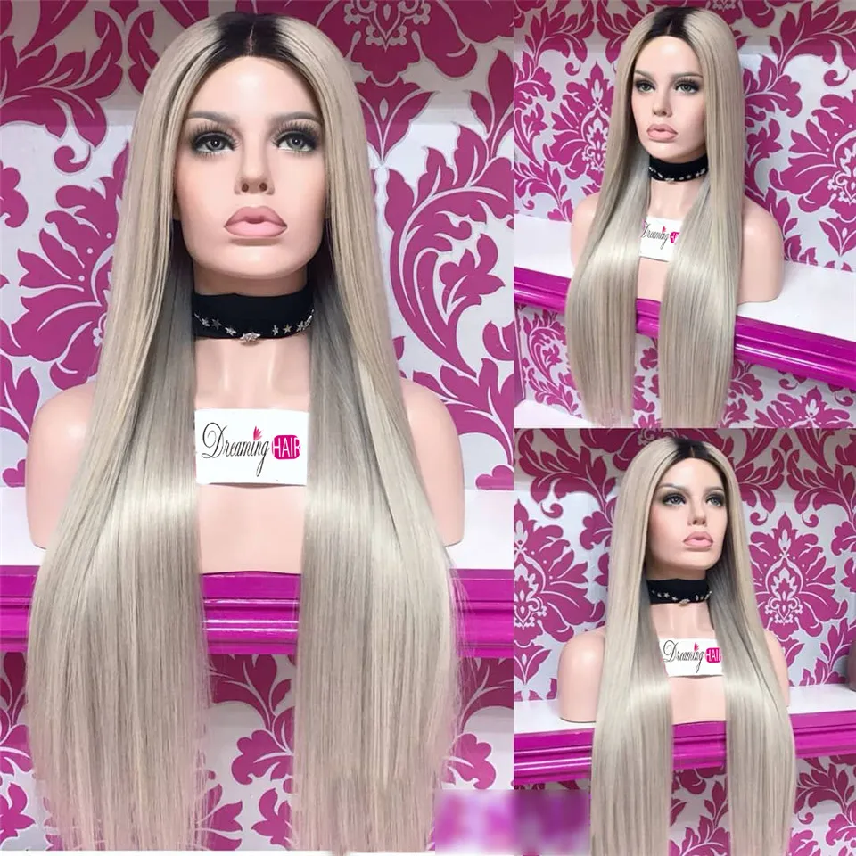13x6 Glueless# серый кружевные передние человеческие волосы парики бразильские Прямые кружевные передние al парик предварительно сорванные медовые светлые Реми кружевные парики