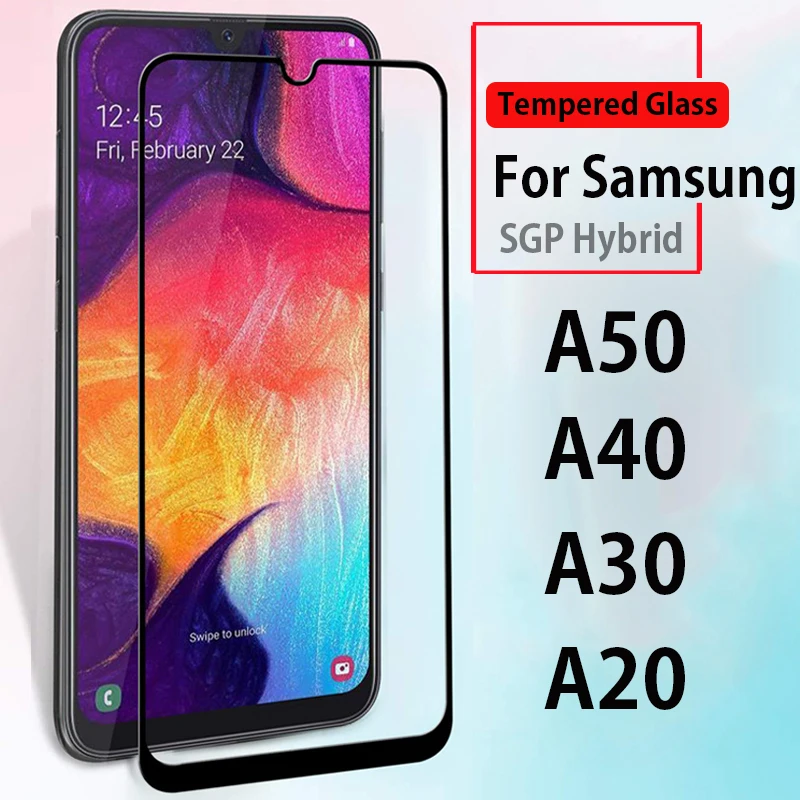 Чехол с полным покрытием для Samsung A50 чехол samsung galaxy a50 a30 a20 a40 из закаленного стекла a