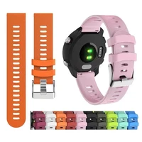 20mm silicone strap for garmin forerunner 245 645 vivoactive3 venu replacement bracelet for garmin 245 sport strap accessories