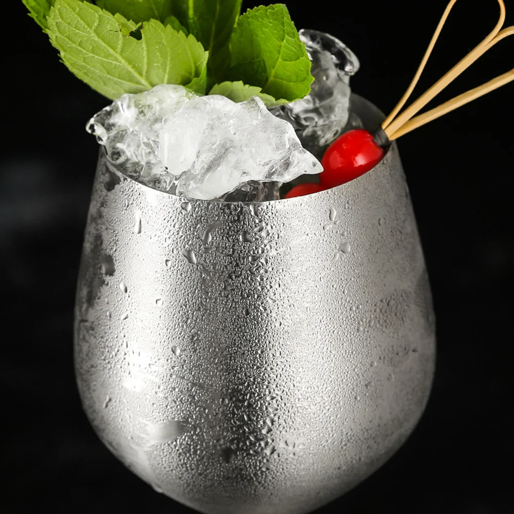 Бокалы для вина из нержавеющей стали вечерние бокалы сока напитков шампанского