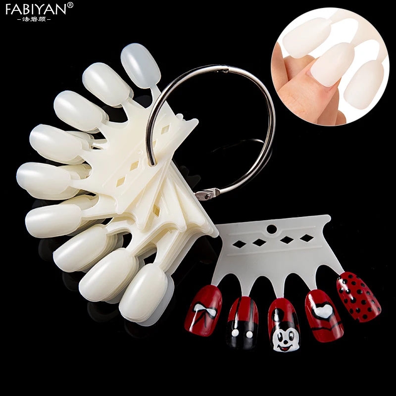 150 наконечников для дизайна ногтей бамбуковые оправы с держателем карт шаблон