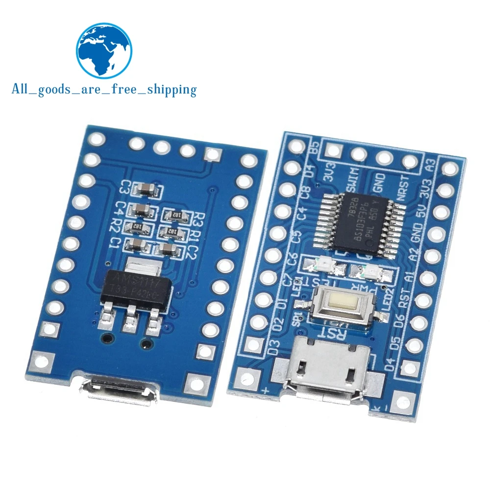 Системная плата STM8S103F3P6 макетная STM8S STM8 Минимальная основная для набора