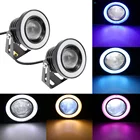 Автомобильный COB авто светодиодный налобный фонарь ангельские глазки противотуманные фасветильник DRL дневные ходовые светильник ни налобный фонарь Дневной светильник поворотник багажник лампа 2X