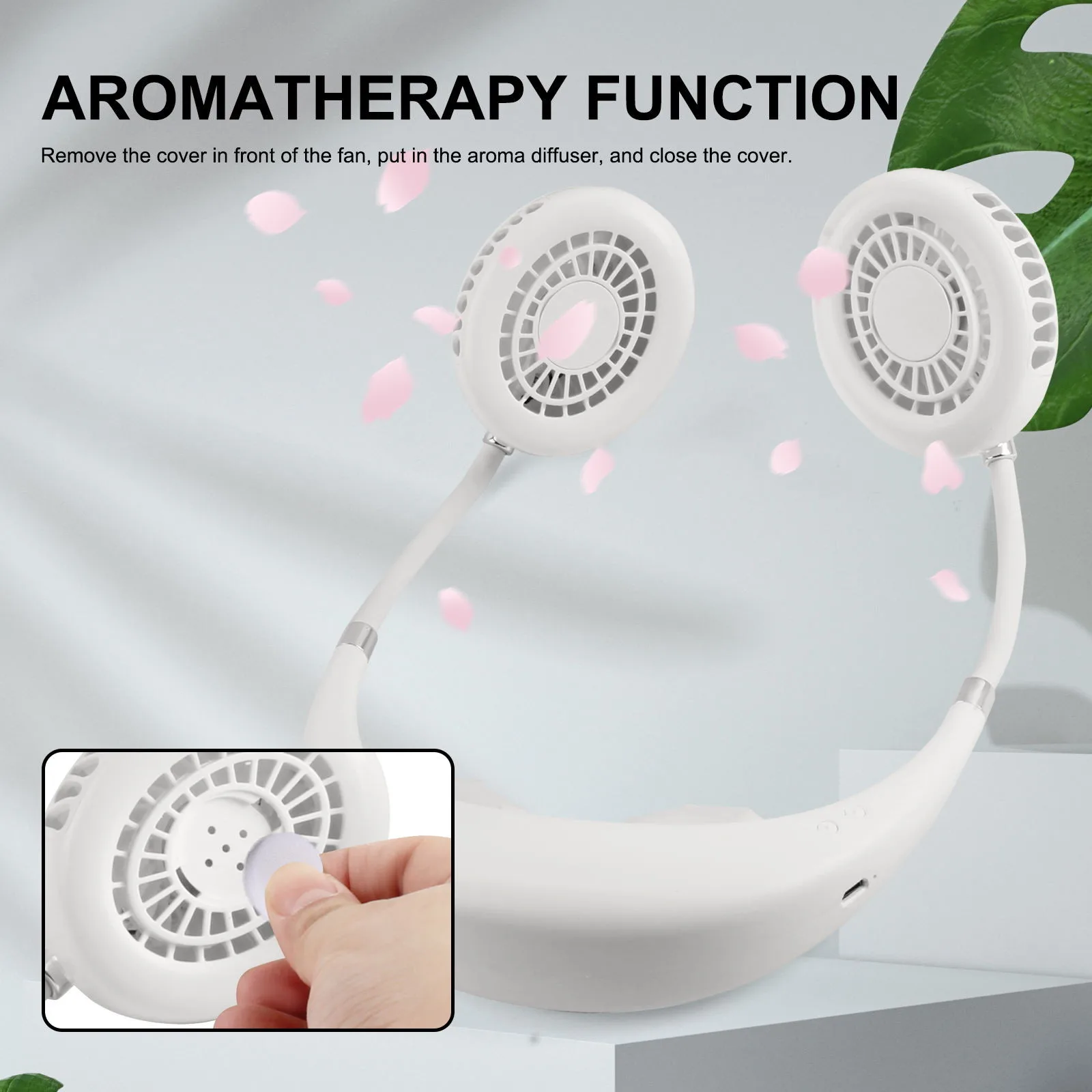 Портативный спортивные вентилятор USB Перезаряжаемые шейным ленивый Шейная лямка