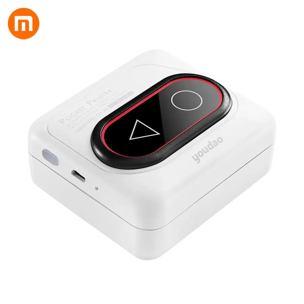 Xiaomi Mijia Youdao G4 карманный портативный принтер термопринтер Bluetooth HD 306 точек/дюйм