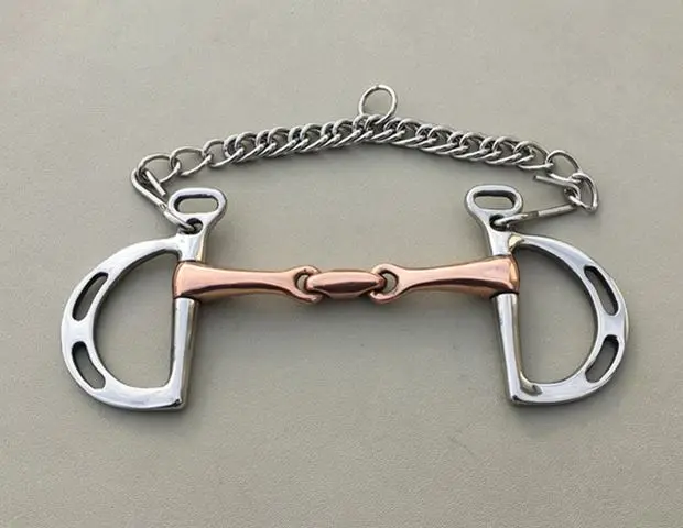 Нержавеющая сталь Kimberwicke бит конское оборудование 5 дюймов Медь Рот Snaffle