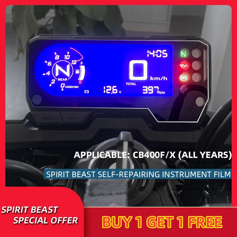 

Spirit Beast Motorcycle speedometer Scratchproof TPU Protection Film Dashboard Screen Instrument Film For Honda CB400F CB400X