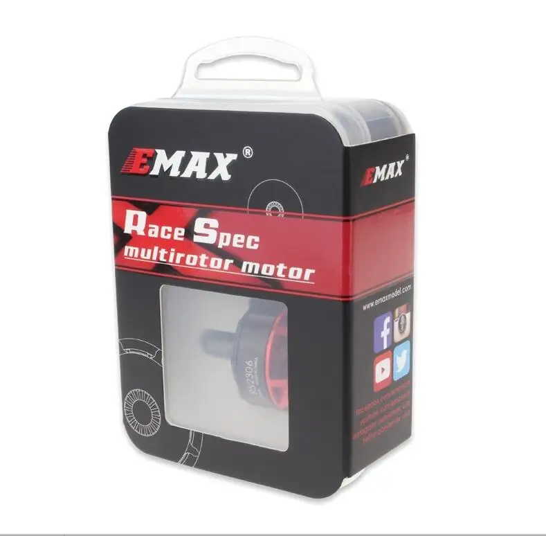 1 шт. оригинальный двигатель EMAX RS2306 2400KV / 2750KV 3-4S гоночный мотор для FPV RACER Quadcopter RC Drone