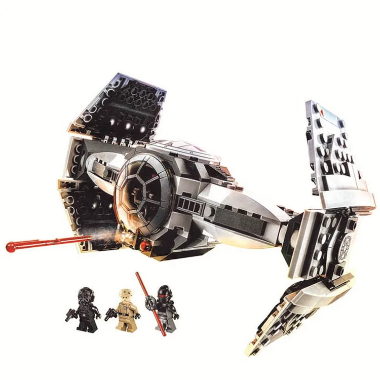 354 шт. для lEgoelys STar Wars The Force TIE усовершенствованный прототип Пробуждение