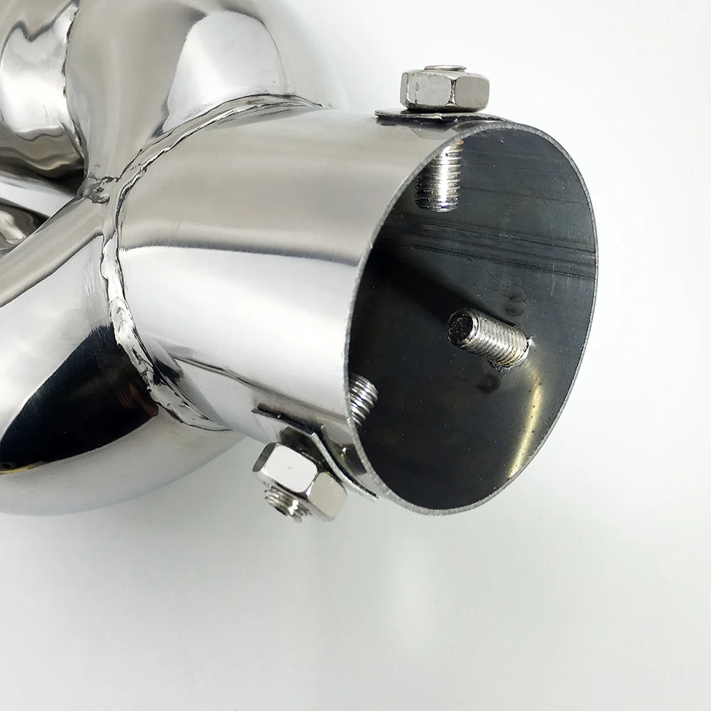 Универсальные аксессуары автомобильный глушитель выхлопной трубы с двойным