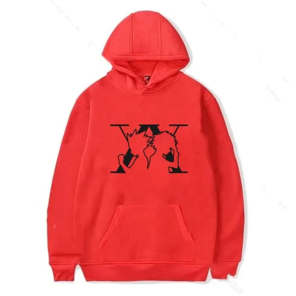 

Женская толстовка с капюшоном HUNTER x HUNTER свитер в стиле аниме hxh hunter x hunter Harajuku японские пуловеры оверсайз толстовки