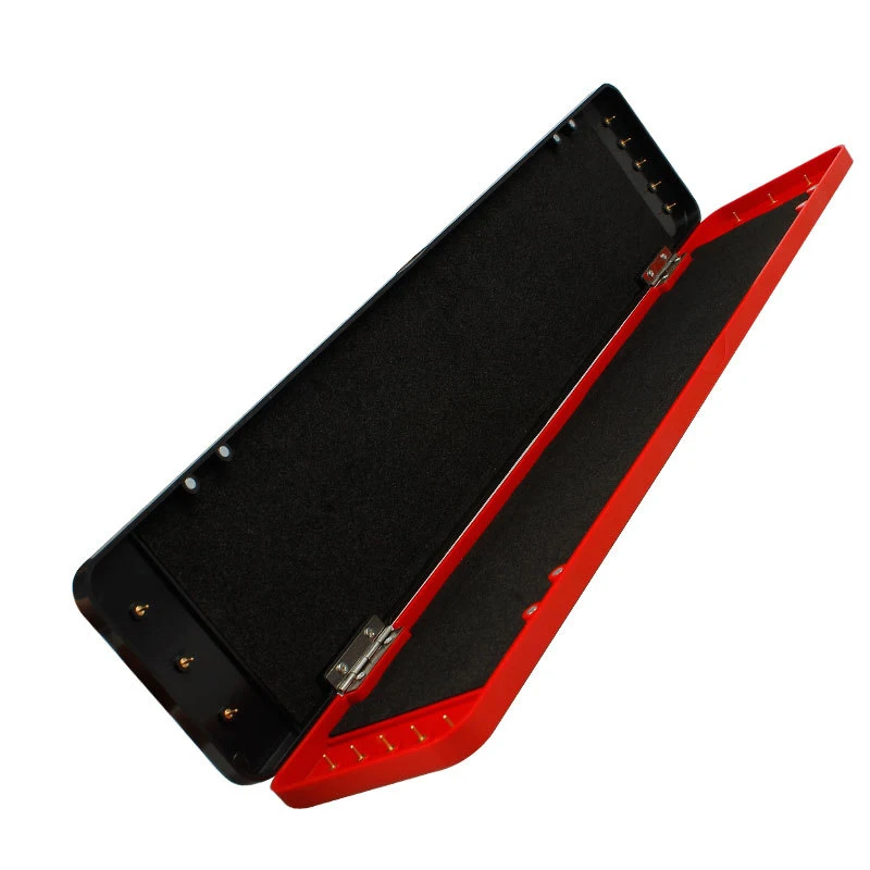 

32cm/37cm/45cm Waterproof Fishing Line Box Carp Fishing Tackle Stiff Hair Rig Board with Pin Storage Box For Fishing Hook A304