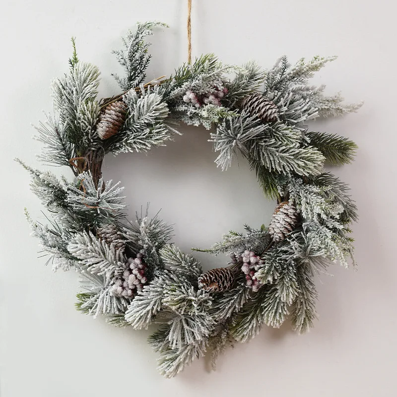 

Скандинавская рассыпчатая пудра, снежинка, сосна, Рождественский венок, кулон для резки, diy Имитация аксессуаров, рождественские украшения