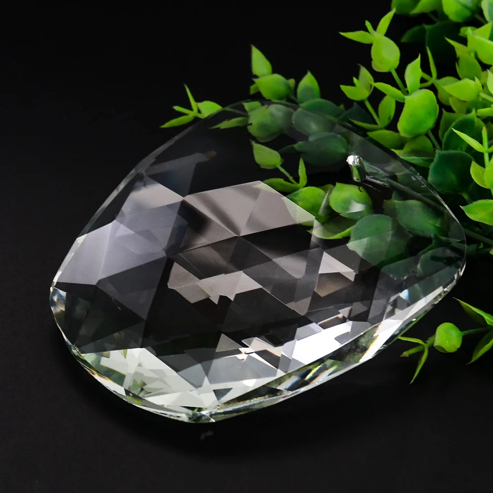 Хрустальная люстра ясное яблоко в форме граненой призмы стеклянный