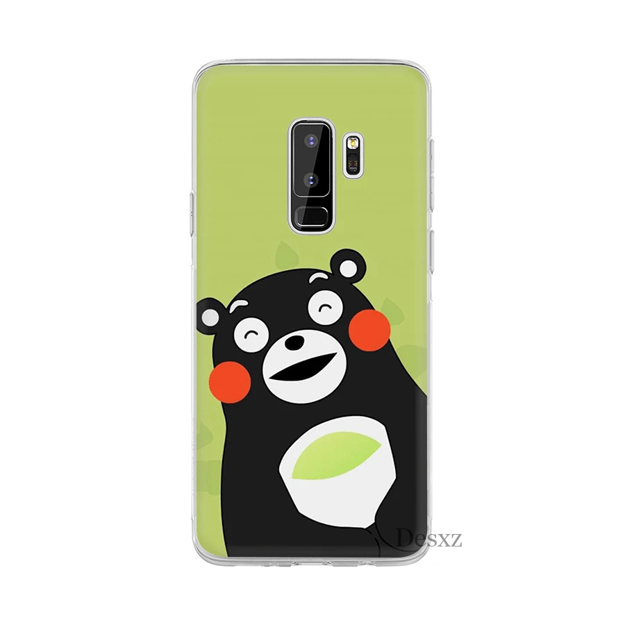 Кумамото медведь чехол для forSamsung S3 S4 S5 S6 S7 край S8 S9 S10 плюс S10e Note 8 9 жесткий корпус |