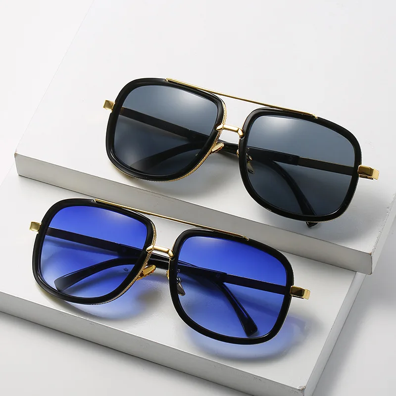 Модные Винтажные роскошные солнцезащитные очки в квадратной оправе для женщин и