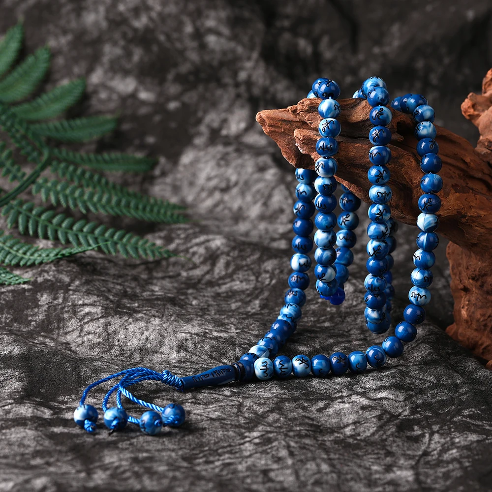 8 мм Ближнего Востока бусины Браслеты Tassel Pendant 99 четки исламский мусульманский