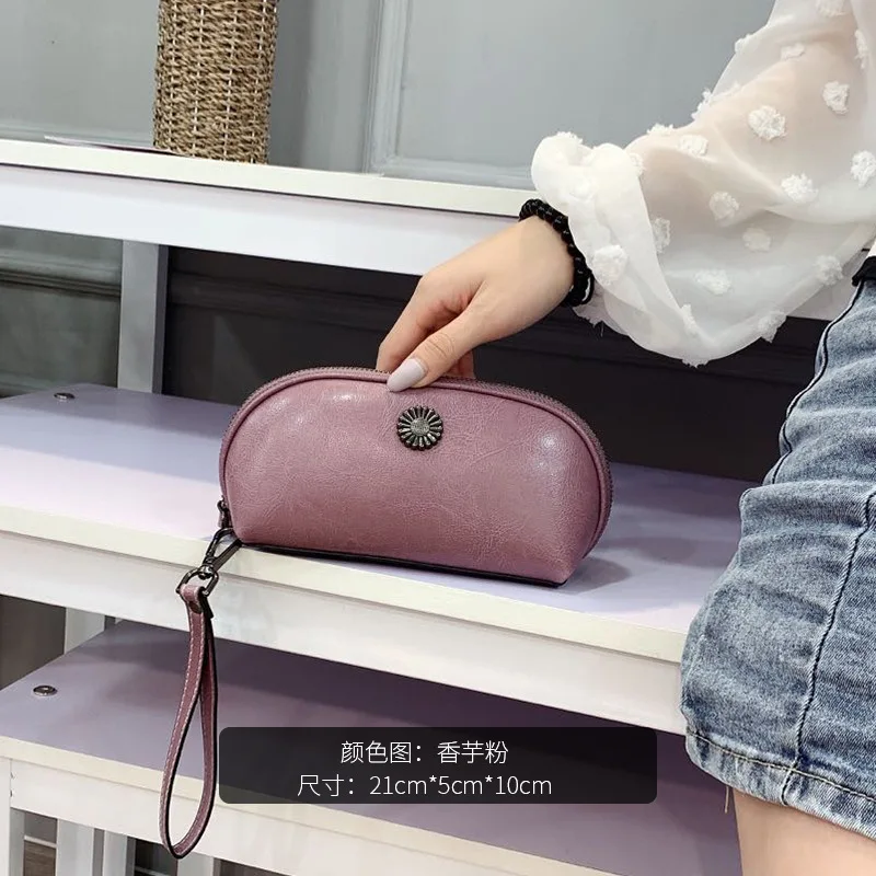 

Genuine Leather bag women 2021 new hand bag mini mobile phone bag classical temperament bag wrist fashion clutch bag lixury