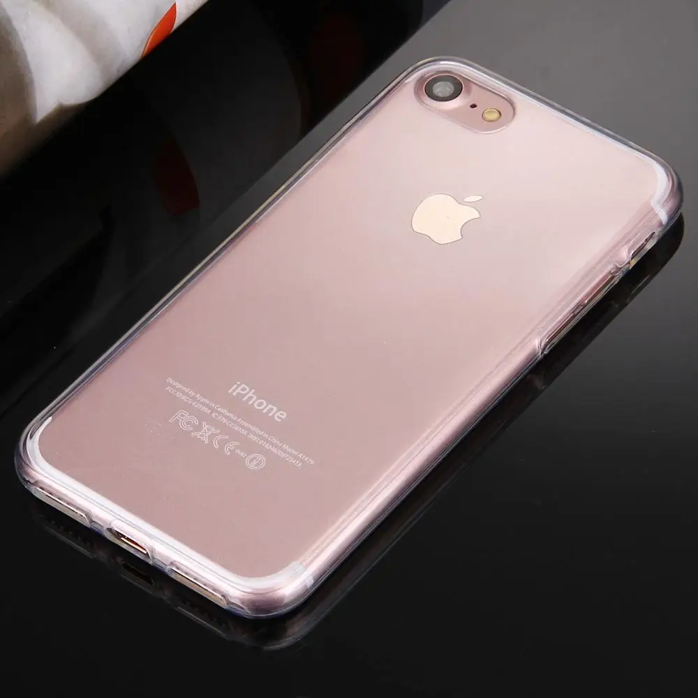 HAWEEL360 градусов Ударопрочный Мягкий чехол для iphone XS MAX XR X 7 8 6 6s Plus 5 5S SE полный корпус