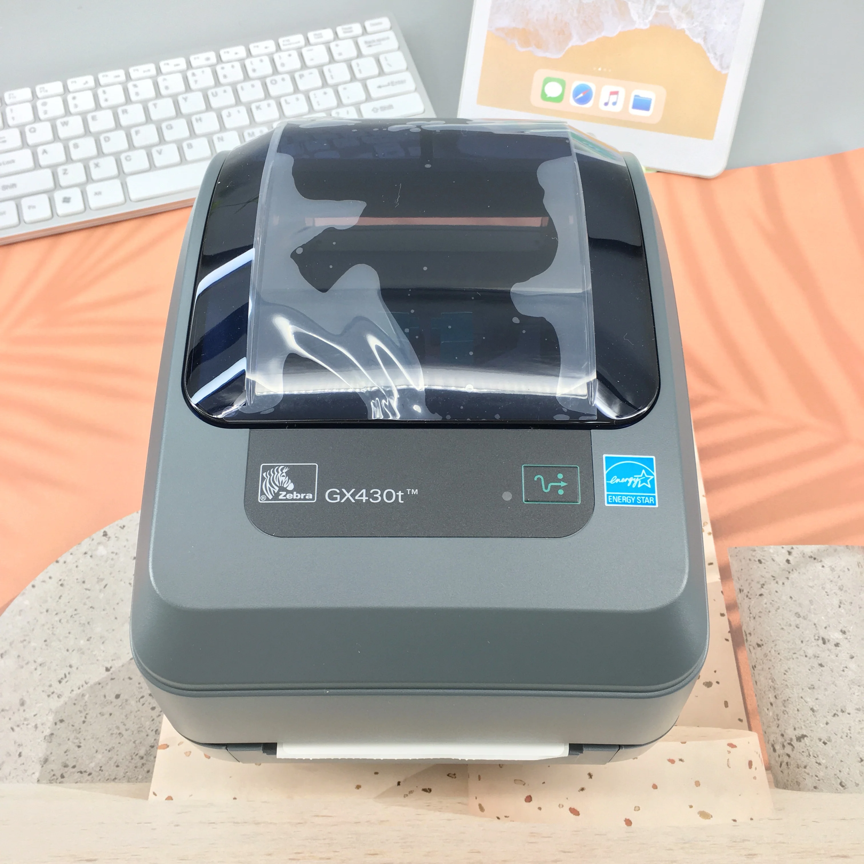 Оригинальный новый продукт Zebra GX430t термотрансферный настольный принтер штрих