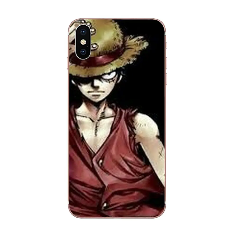 Jp Аниме Одна деталь с персонажами Монки Д лаффи из ТПУ милым рисунком кота для Galaxy