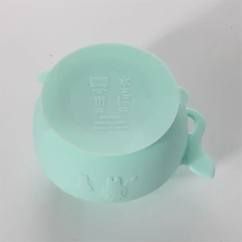Силиконовая чаша на присоске для кормления детей |