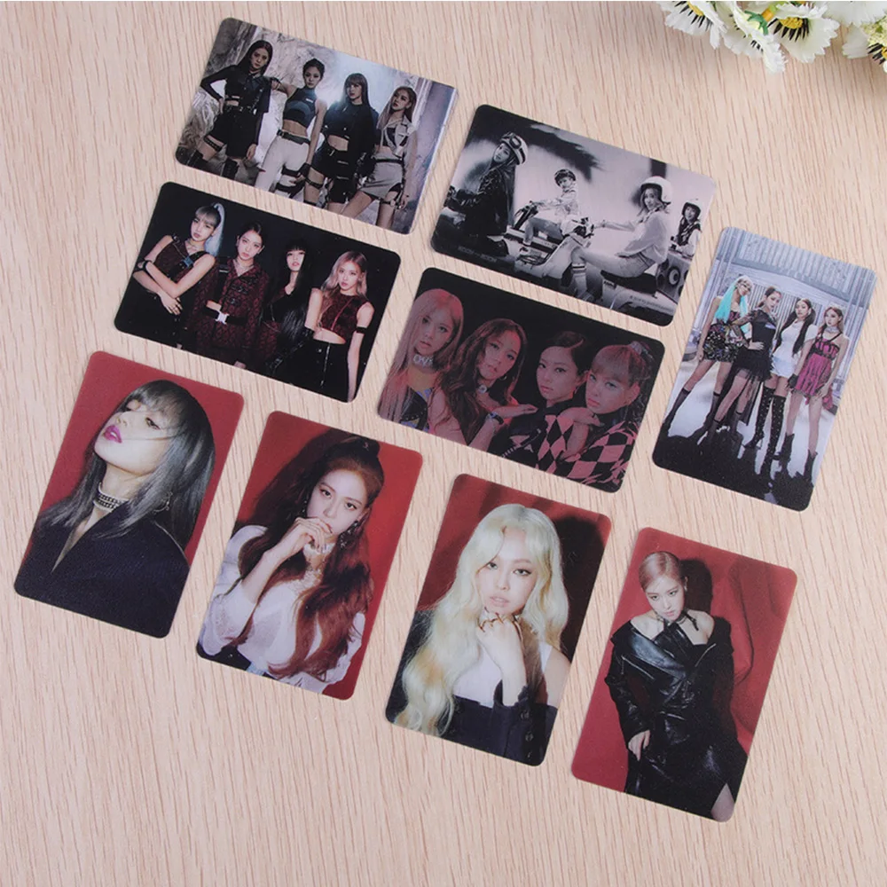 bp 9 шт./лот, Корейский KPOP фотоальбом, самодельная бумага, ЛОМО карта, Фотокарта, вентиляторы, коллекция подарков, канцелярские наборы, наклейки KPOP - Цвет: bp